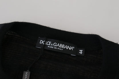 Елегантний чорний кашеміровий светр Dolce &amp; Gabbana