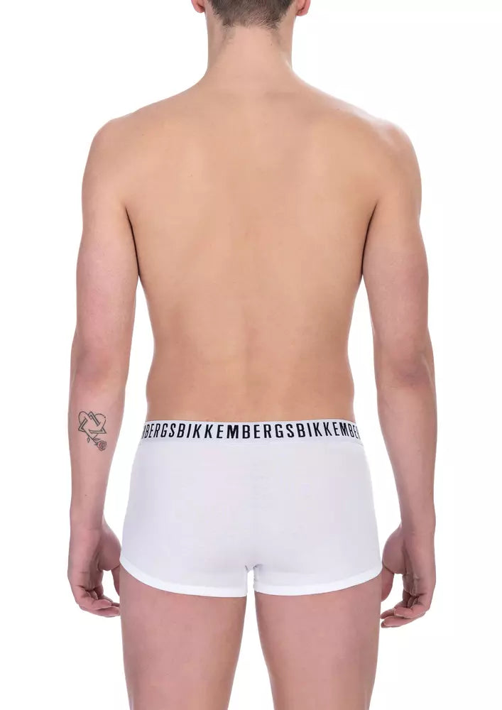 Білий бавовняний чоловічий багажник Bikkembergs