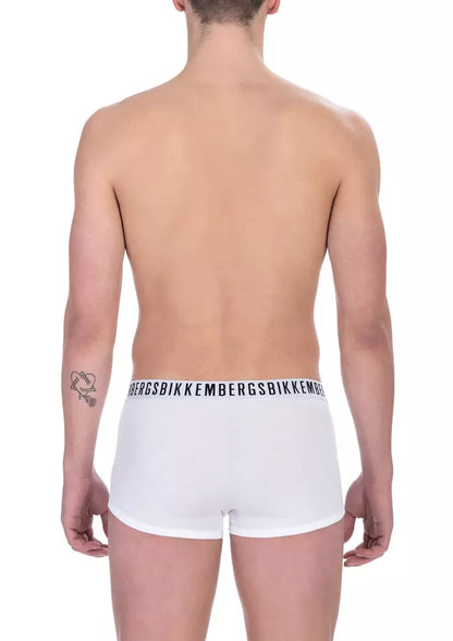 Білий бавовняний чоловічий багажник Bikkembergs