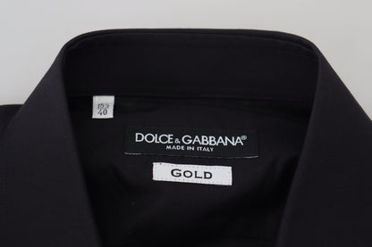Елегантна бавовняна сорочка з квітковою вишивкою Dolce &amp; Gabbana