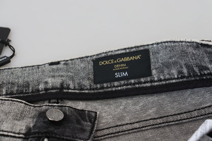 Елегантні сірі вузькі джинси Dolce &amp; Gabbana