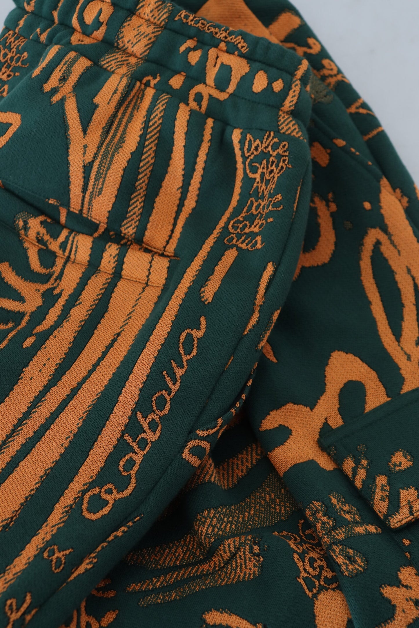 Штани карго Dolce &amp; Gabbana з різнокольорового шовку