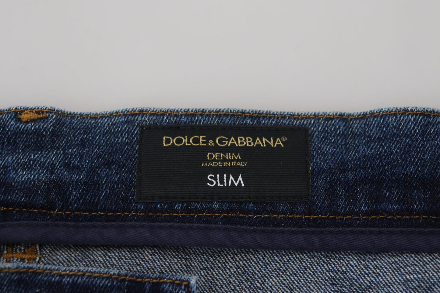 Елегантні вузькі сині джинси Dolce &amp; Gabbana