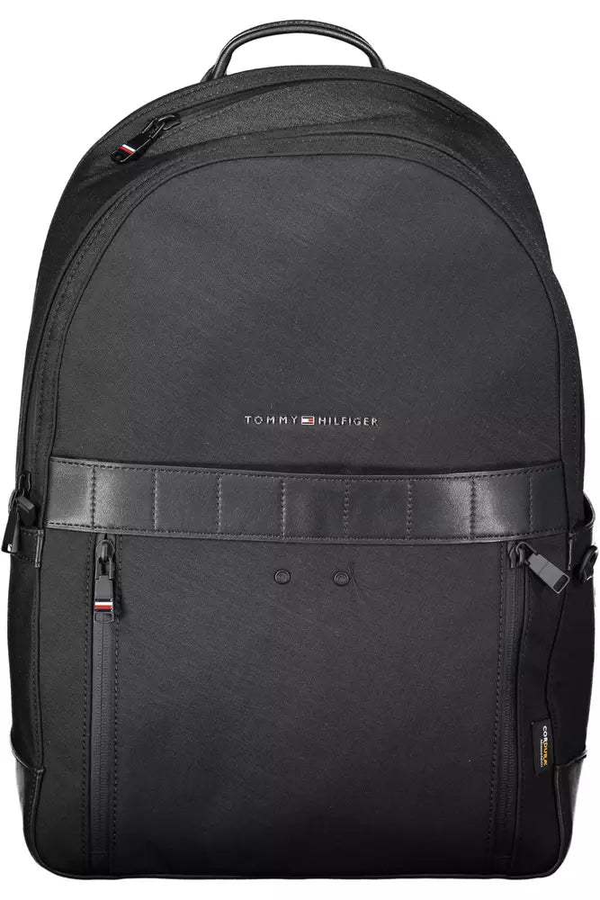 Чорний нейлоновий чоловічий рюкзак Tommy Hilfiger