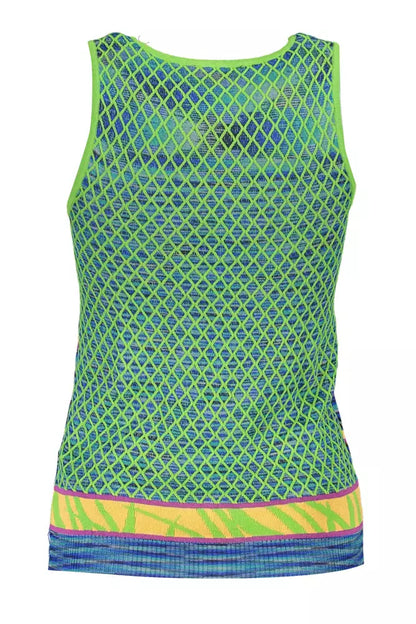 Зелений бавовняний жіночий топ Desigual
