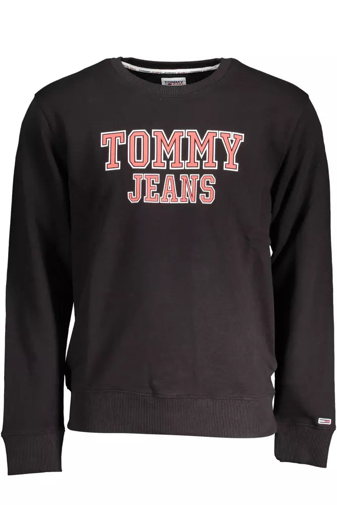 Чорний бавовняний чоловічий светр Tommy Hilfiger