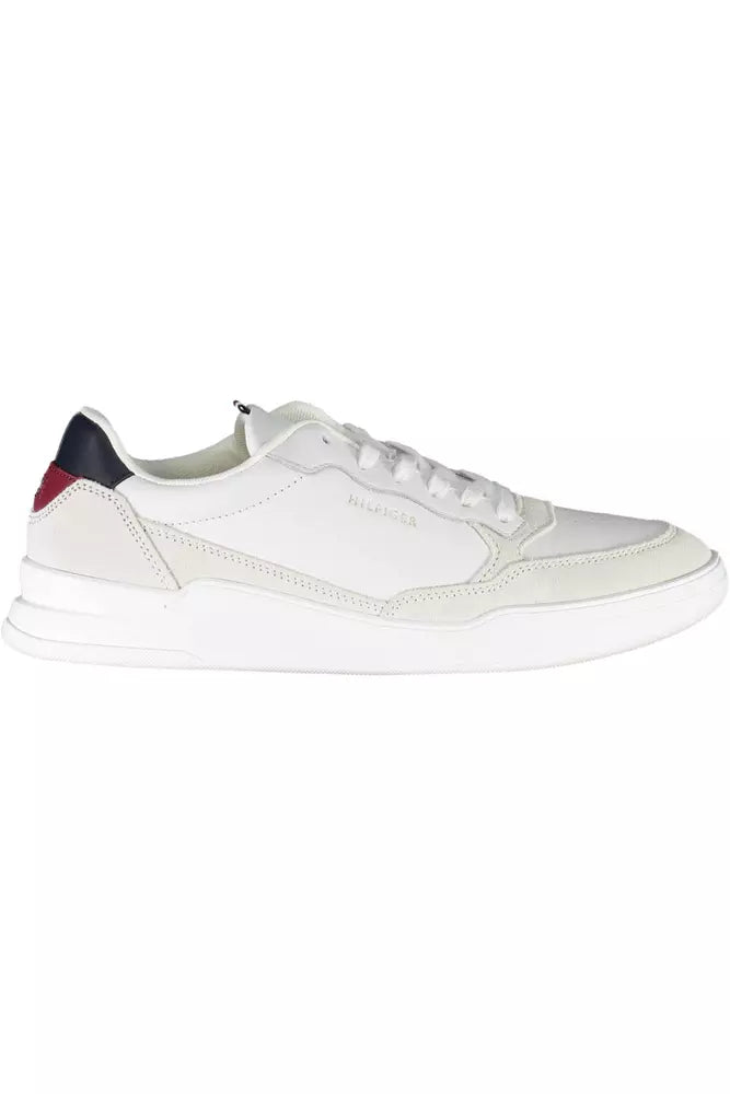 Шкіряні білі чоловічі кросівки Tommy Hilfiger