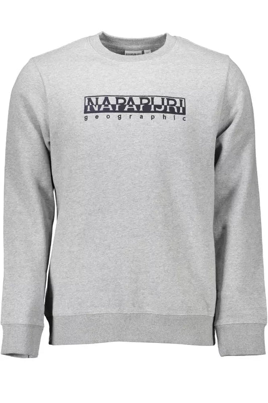 Сірий бавовняний чоловічий светр Napapijri