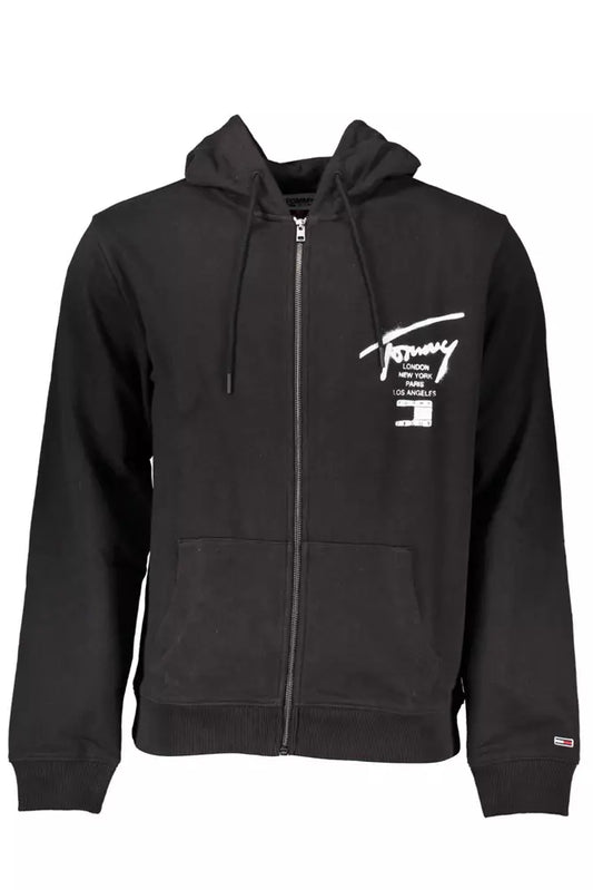 Чорний бавовняний чоловічий светр Tommy Hilfiger