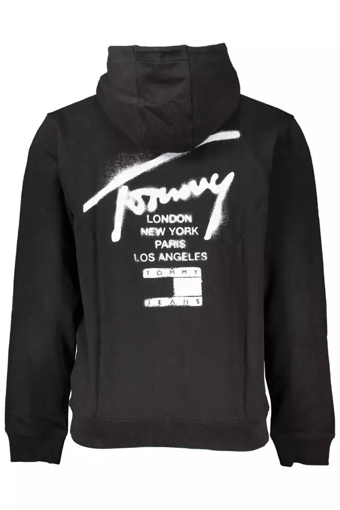Чорний бавовняний чоловічий светр Tommy Hilfiger