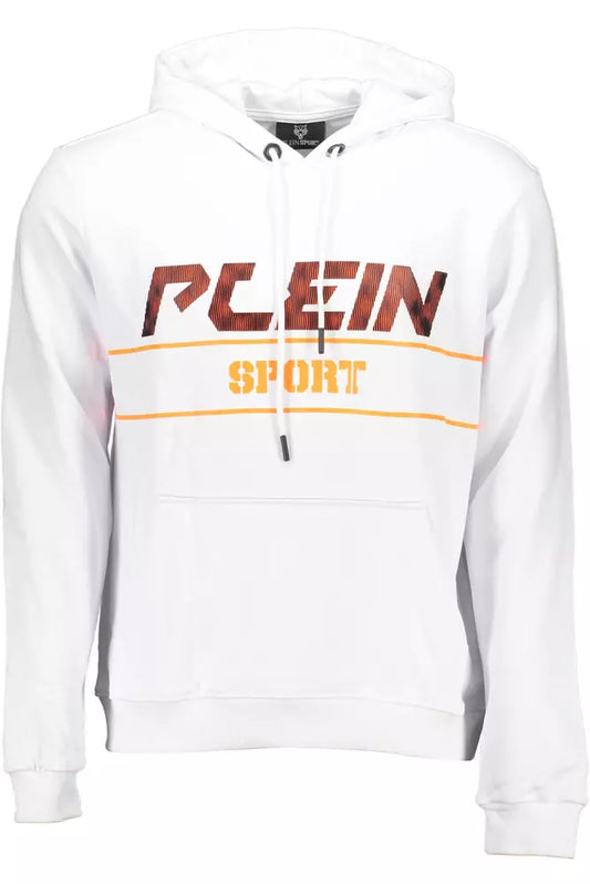 Білий бавовняний чоловічий светр Plein Sport