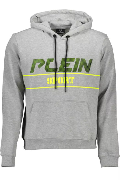 Сірий бавовняний чоловічий светр Plein Sport