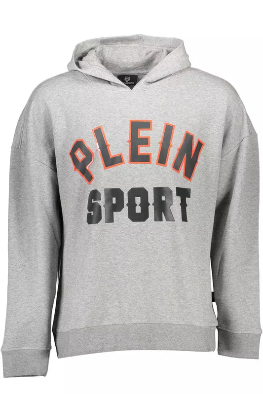Сірий бавовняний чоловічий светр Plein Sport