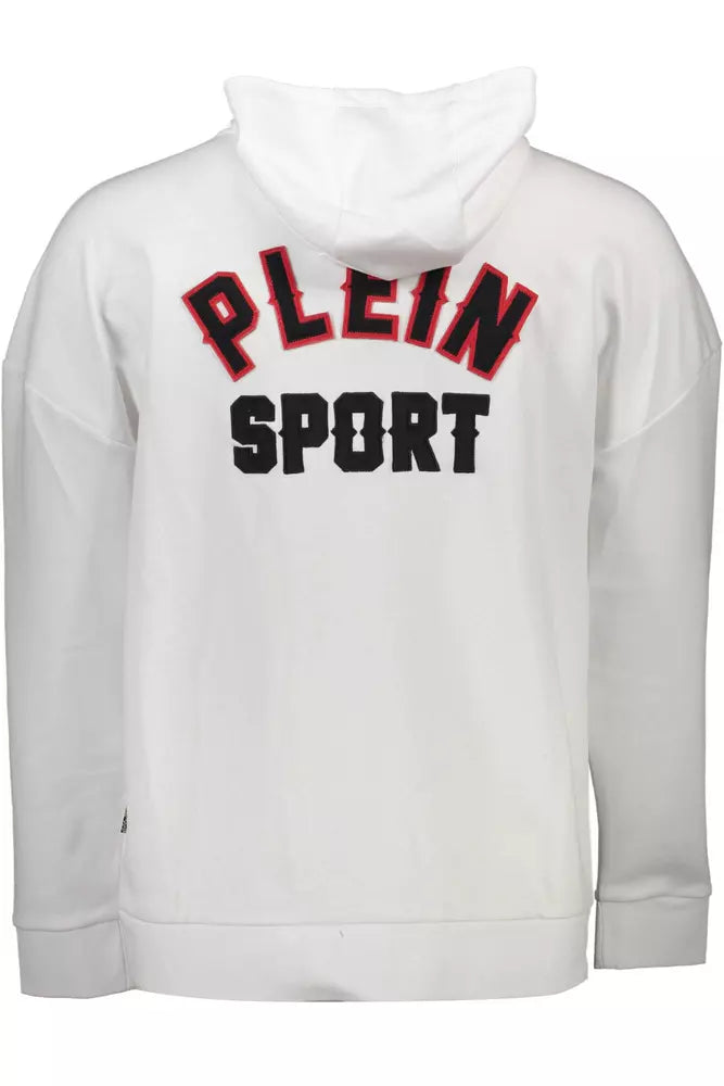 Білий бавовняний чоловічий светр Plein Sport
