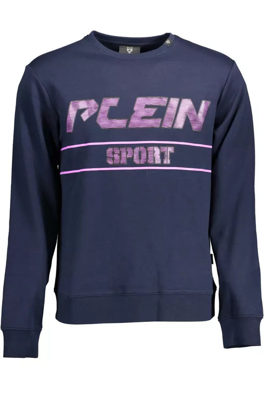 Синій бавовняний чоловічий светр Plein Sport