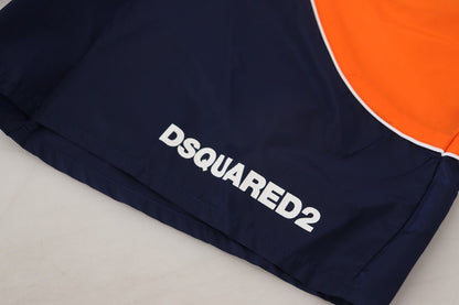 Плавальні шорти-боксери з різнокольоровим принтом Dsquared²