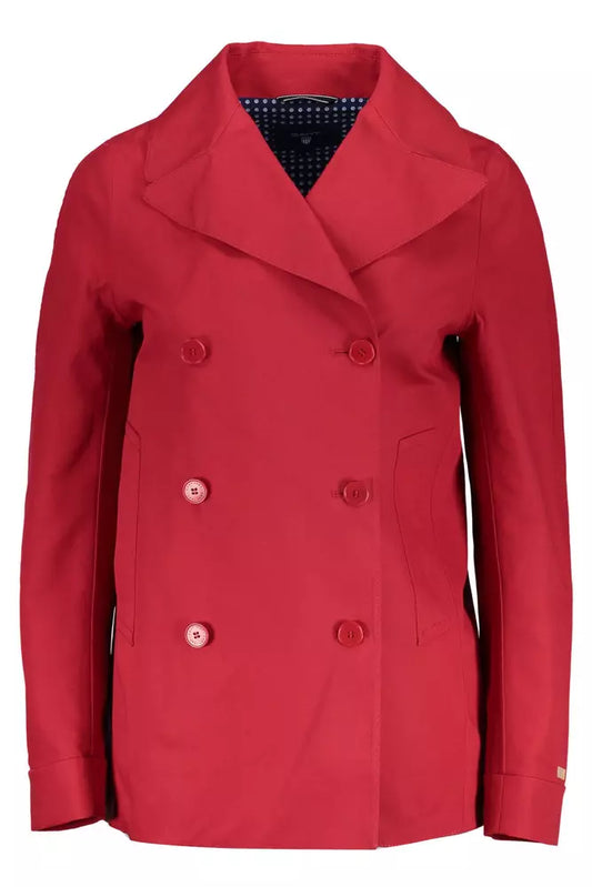 Бавовняна жіноча куртка Gant Red
