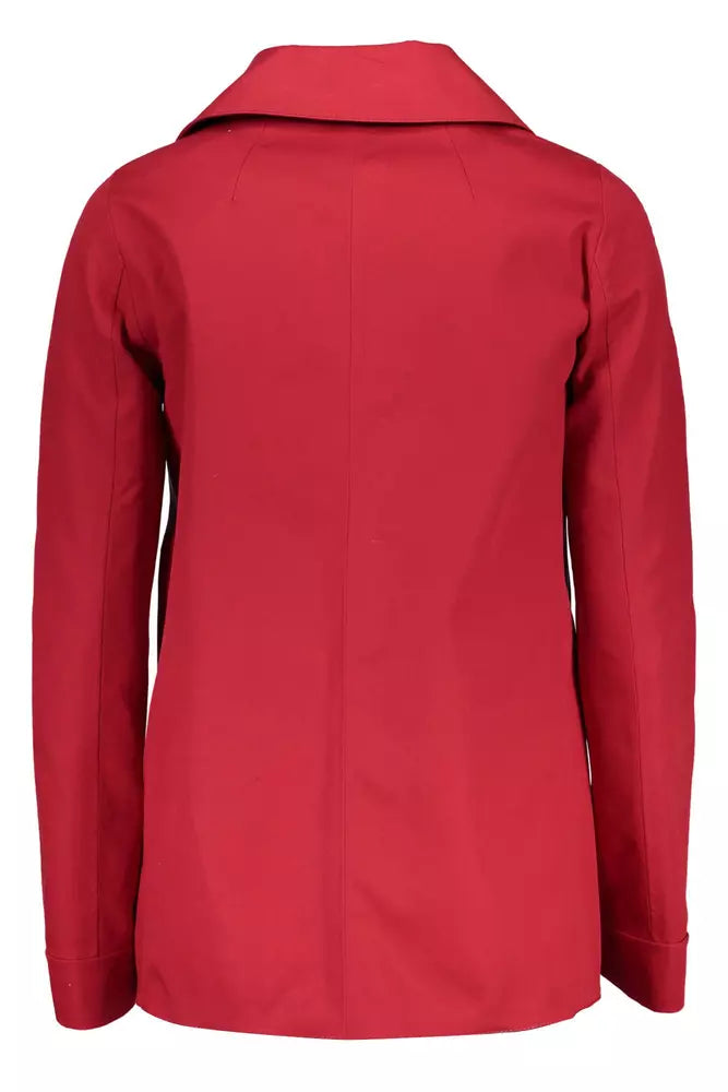 Бавовняна жіноча куртка Gant Red