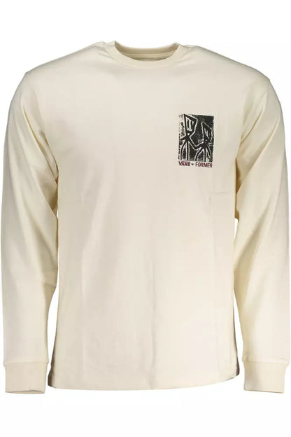 Vans White Cotton Men Sweaters