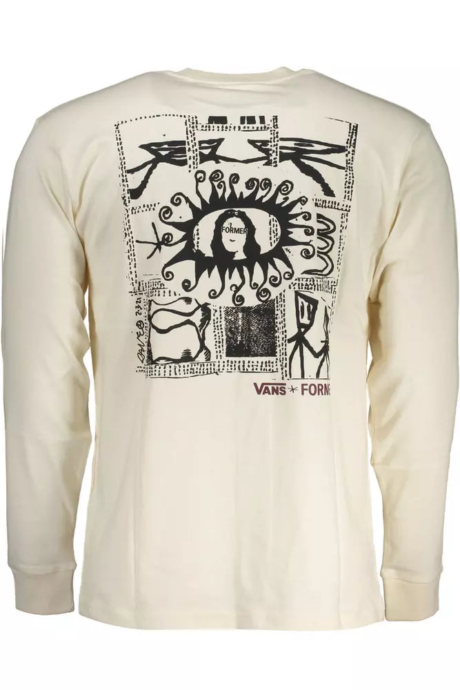 Vans White Cotton Men Sweaters