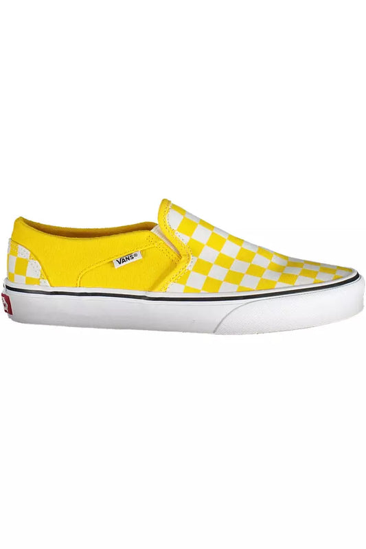Жовті жіночі кросівки Vans з поліестеру