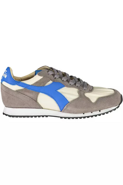 Сірі шкіряні жіночі кросівки Diadora