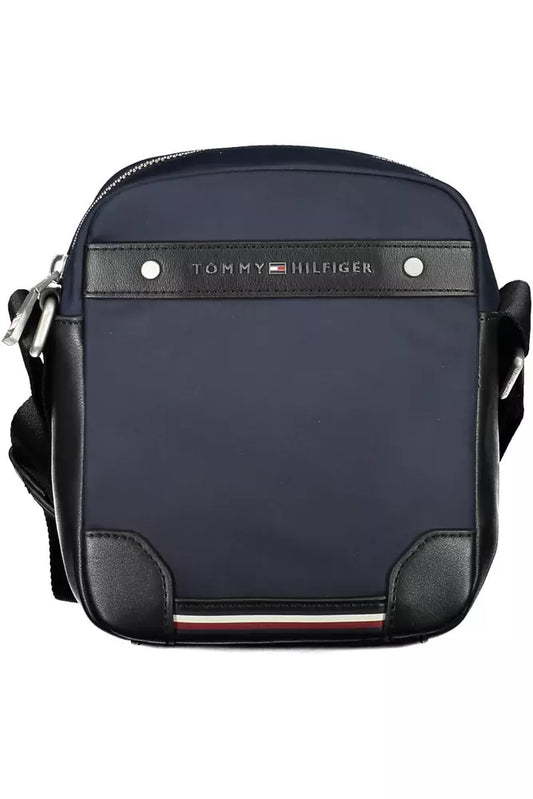 Синя поліестерова чоловіча сумка через плече Tommy Hilfiger