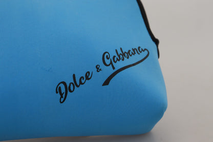 Елегантна блакитна поліамідова сумка Dolce &amp; Gabbana