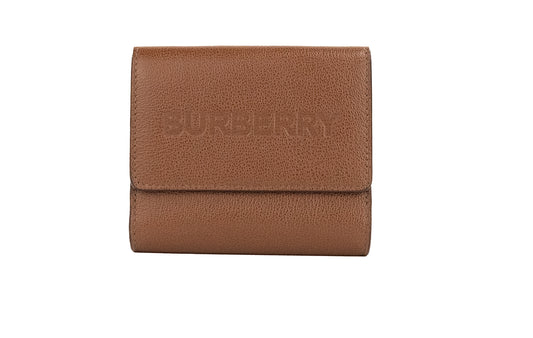 Гаманець Burberry Luna Tan із зернистої шкіри для маленьких монет