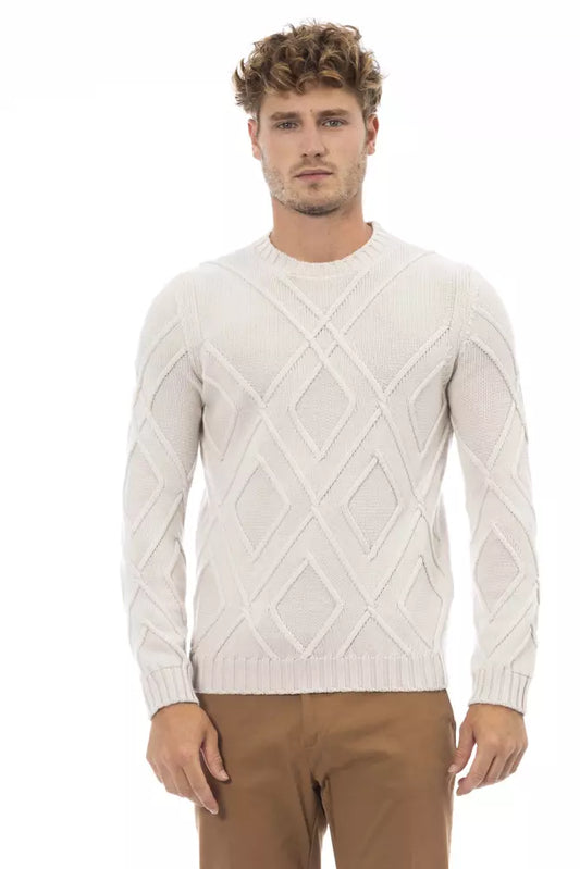 Чоловічий светр Alpha Studio Beige Merino