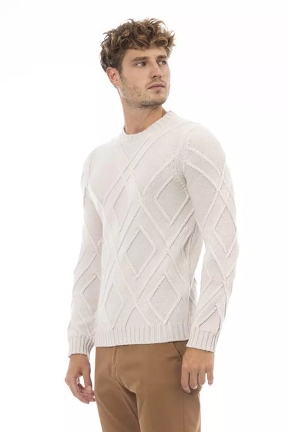 Чоловічий светр Alpha Studio Beige Merino