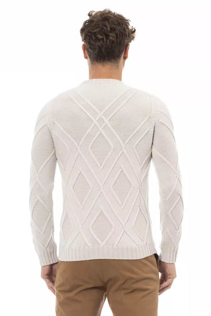 Чоловічий светр Alpha Studio Beige Merino
