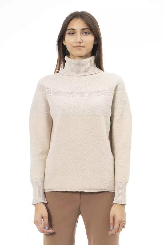 Жіночий светр Alpha Studio Beige Alpaca