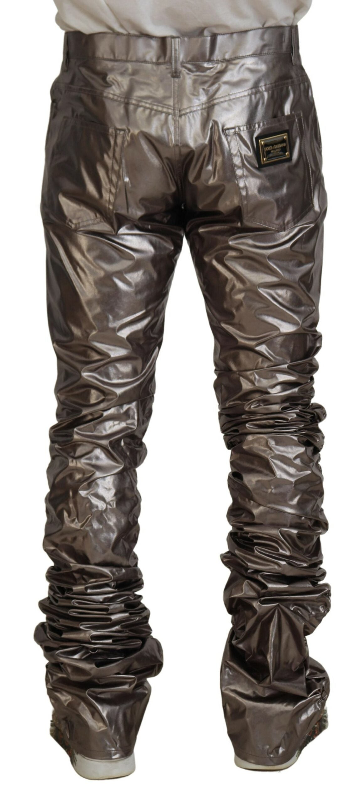 Повсякденні штани Dolce &amp; Gabbana Metallic Silver