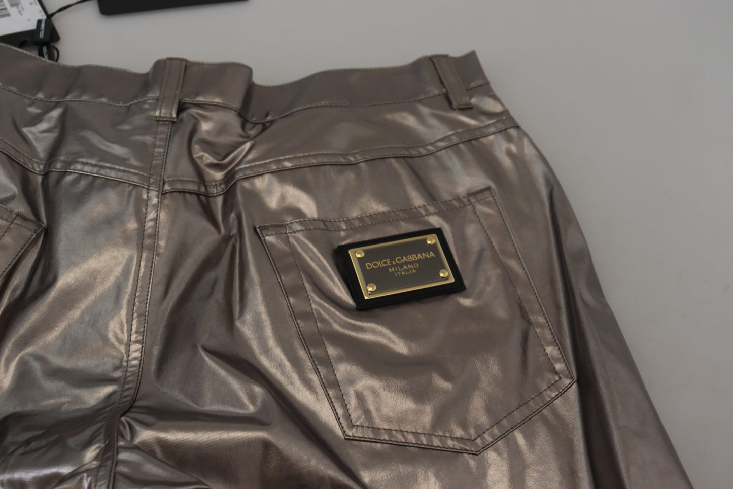Повсякденні штани Dolce &amp; Gabbana Metallic Silver