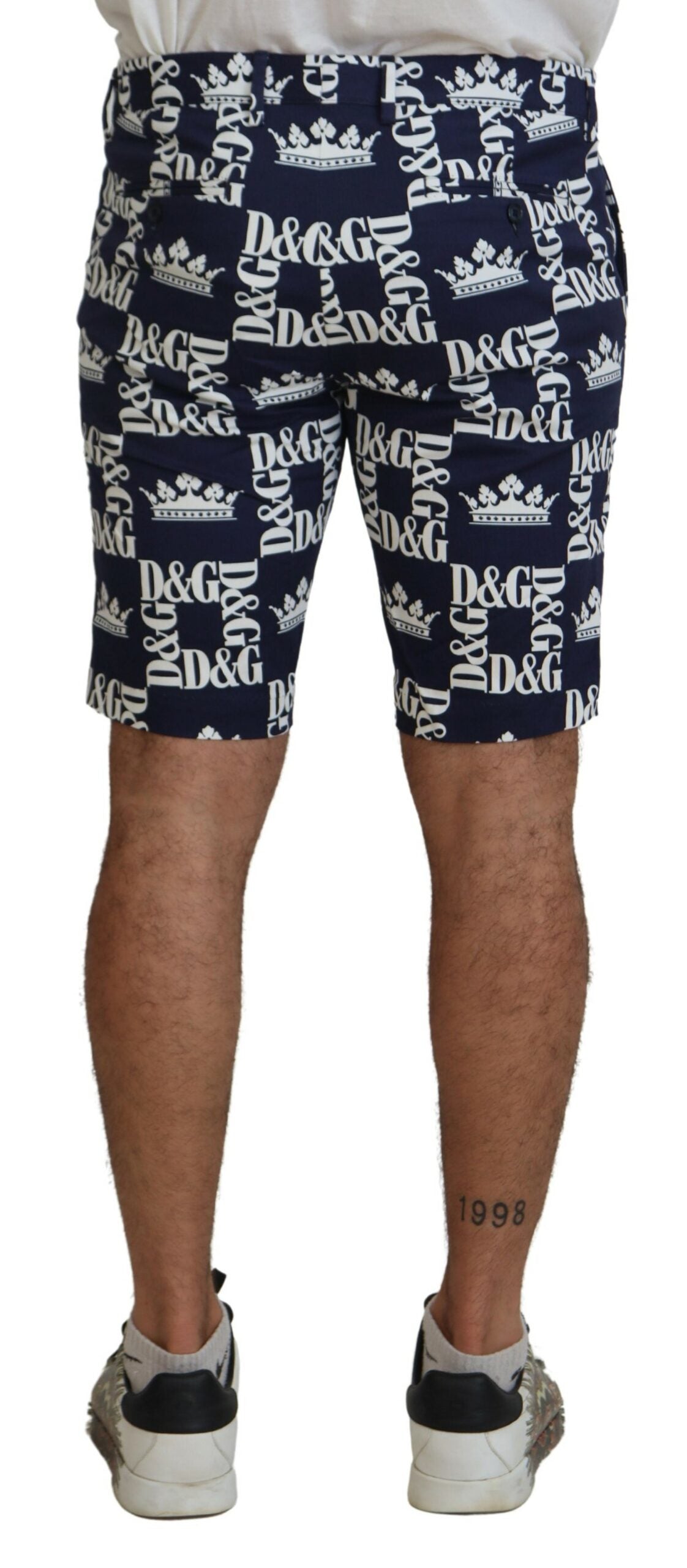 Повсякденні шорти брюки чинос з короною Dolce &amp; Gabbana