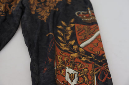 Шовкові спортивні штани Dolce &amp; Gabbana Baroque Crown
