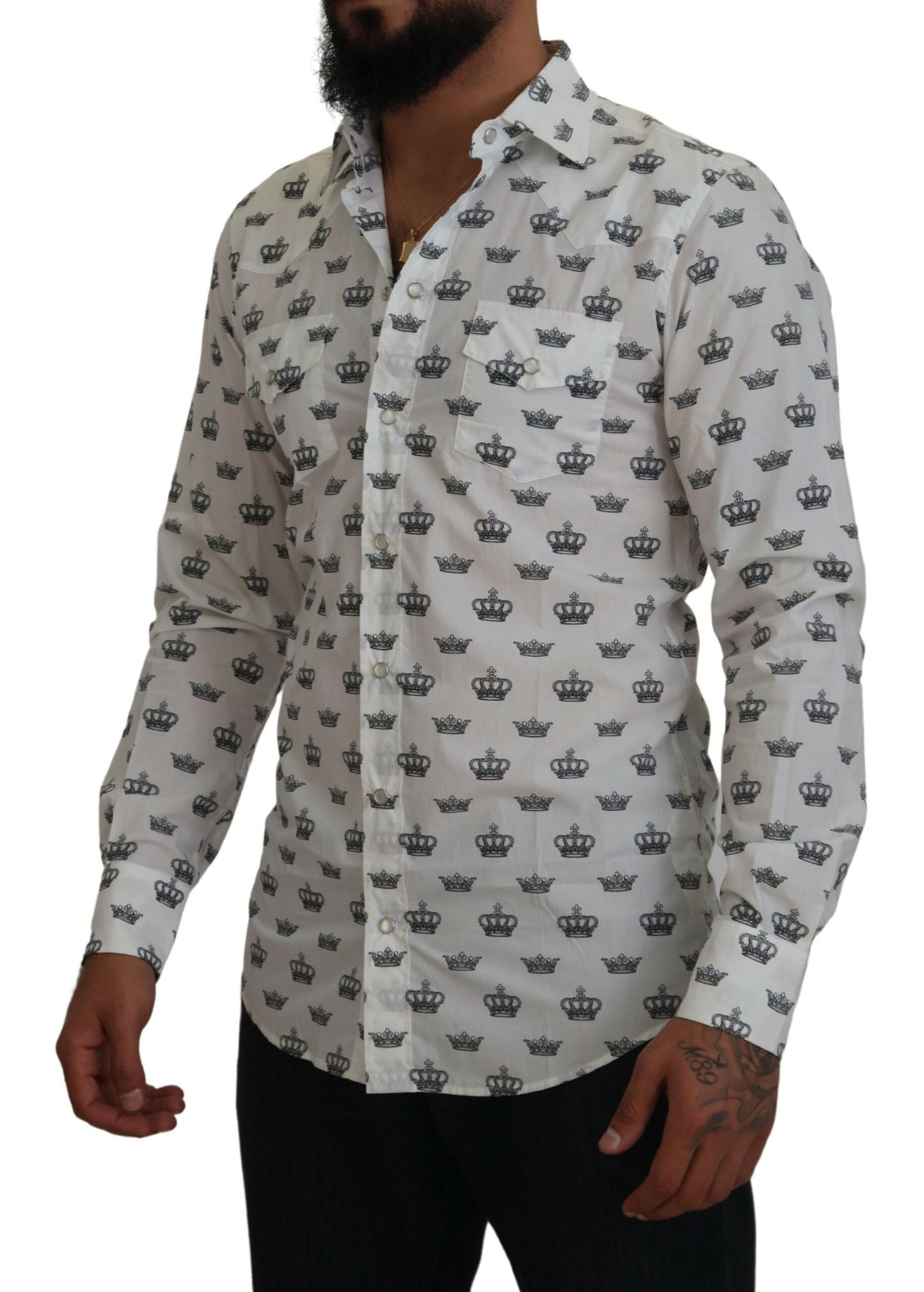 Сукня Dolce &amp; Gabbana Slim Fit Crown Print