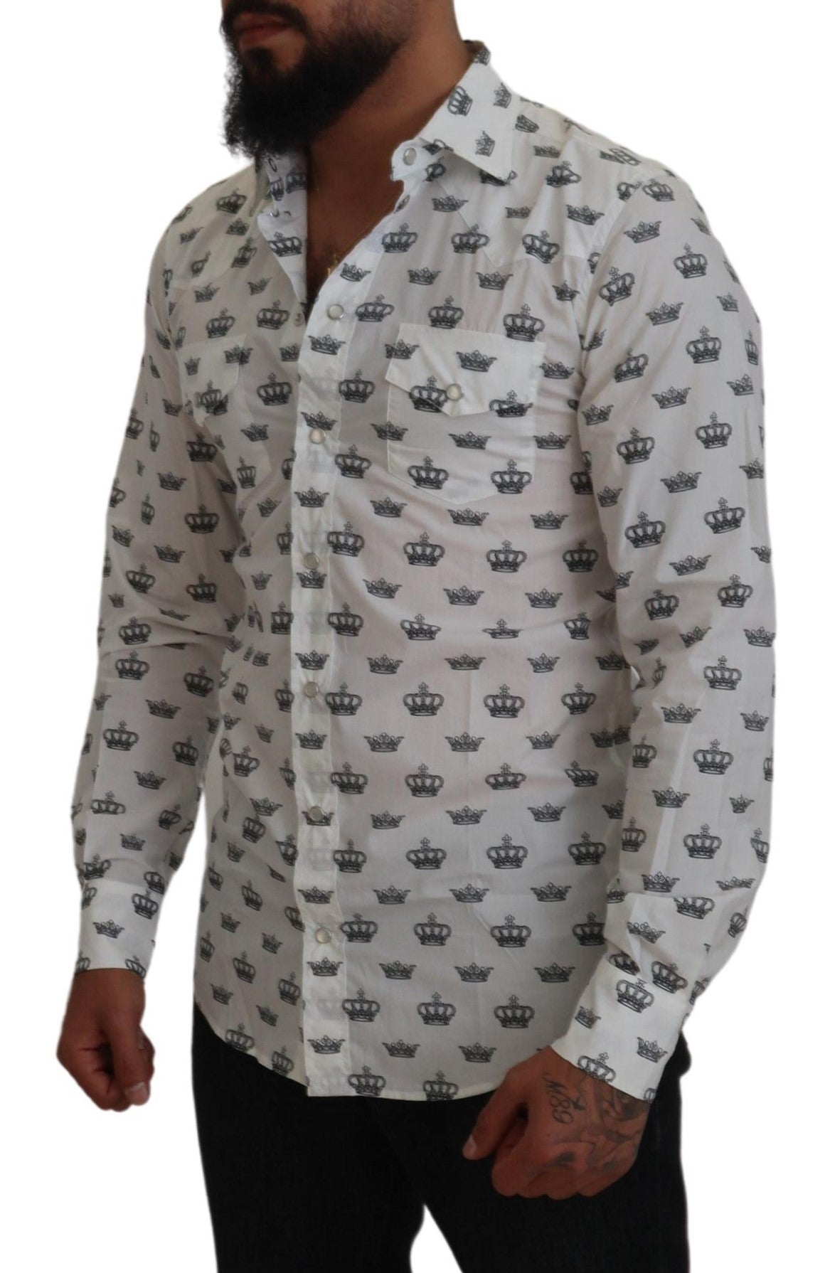 Сукня Dolce &amp; Gabbana Slim Fit Crown Print