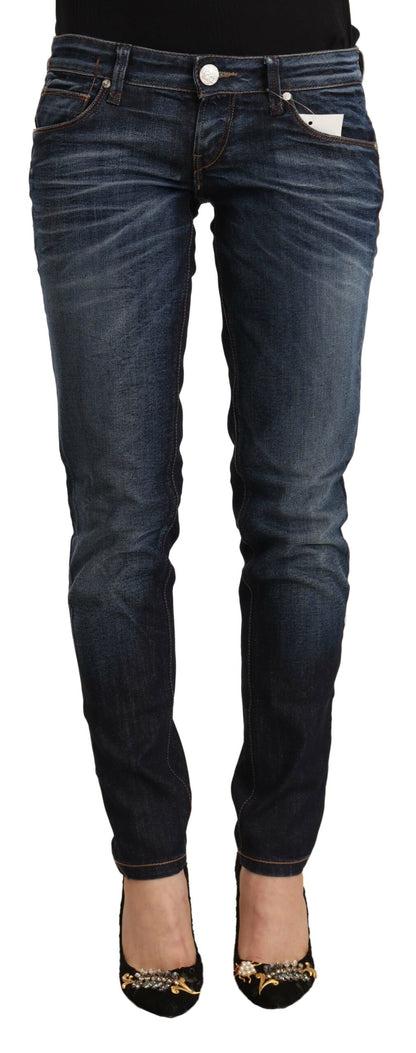Сині випрані джинси Acht Chic Slim Fit