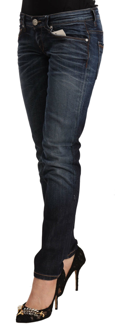 Сині випрані джинси Acht Chic Slim Fit
