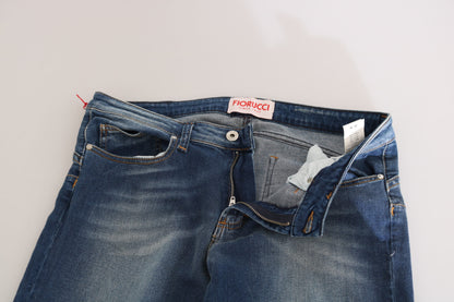 Вузькі джинси Fiorucci Svelte із середньою талією Vintage Blue