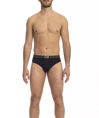 Чоловіча нижня білизна Cavalli Class Blue Cotton Tri Pack