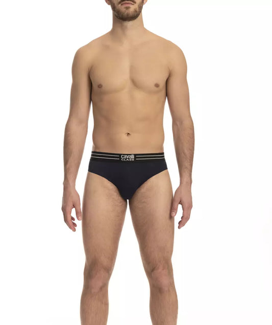 Чоловіча нижня білизна Cavalli Class Blue Cotton Tri Pack