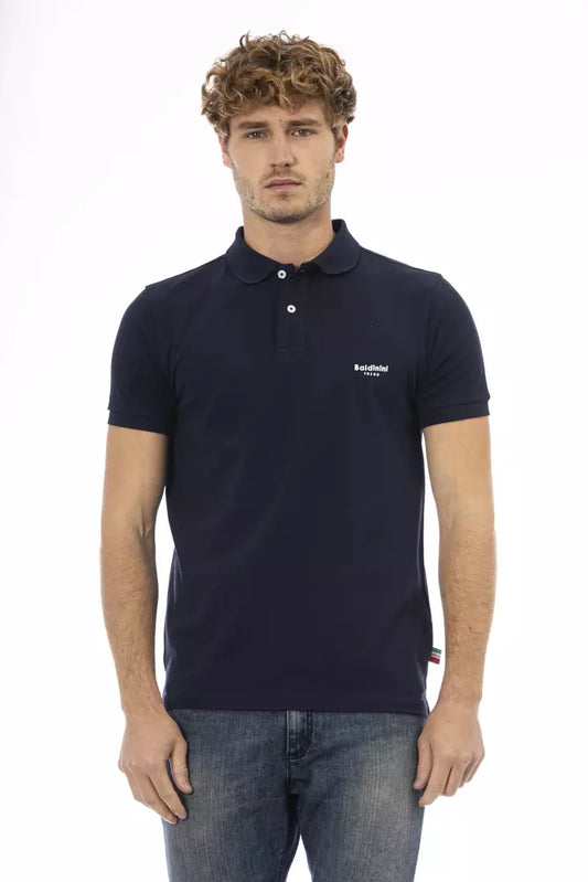 Чоловіче поло Baldinini Trend Blue Cotton