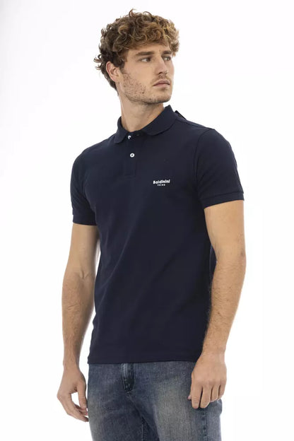Чоловіче поло Baldinini Trend Blue Cotton
