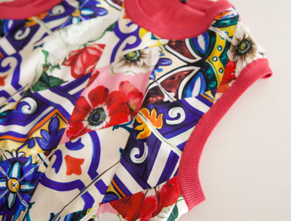 Елегантний топ з круглим вирізом зі суміші кашеміру та шовку Dolce &amp; Gabbana