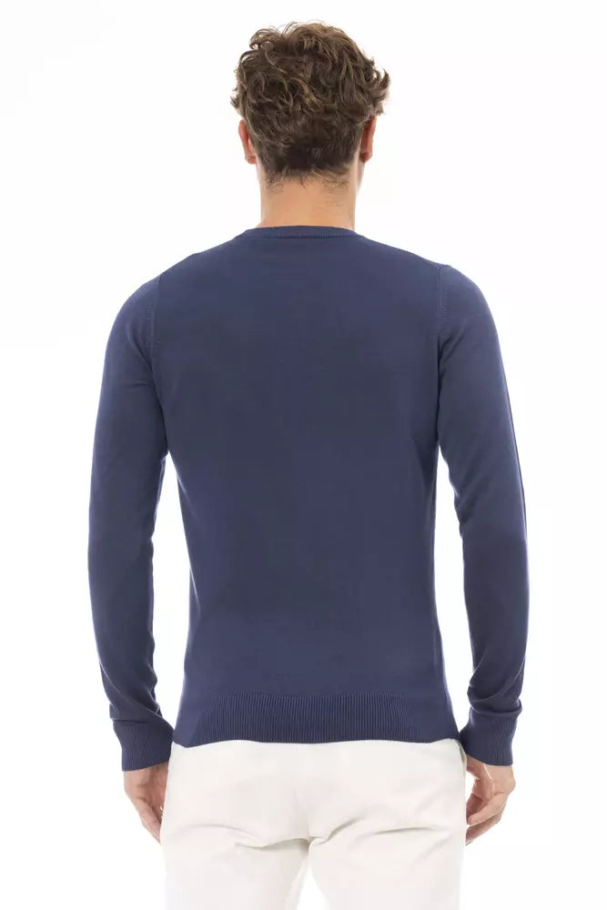 Чоловічий светр Baldinini Trend Blue Modal