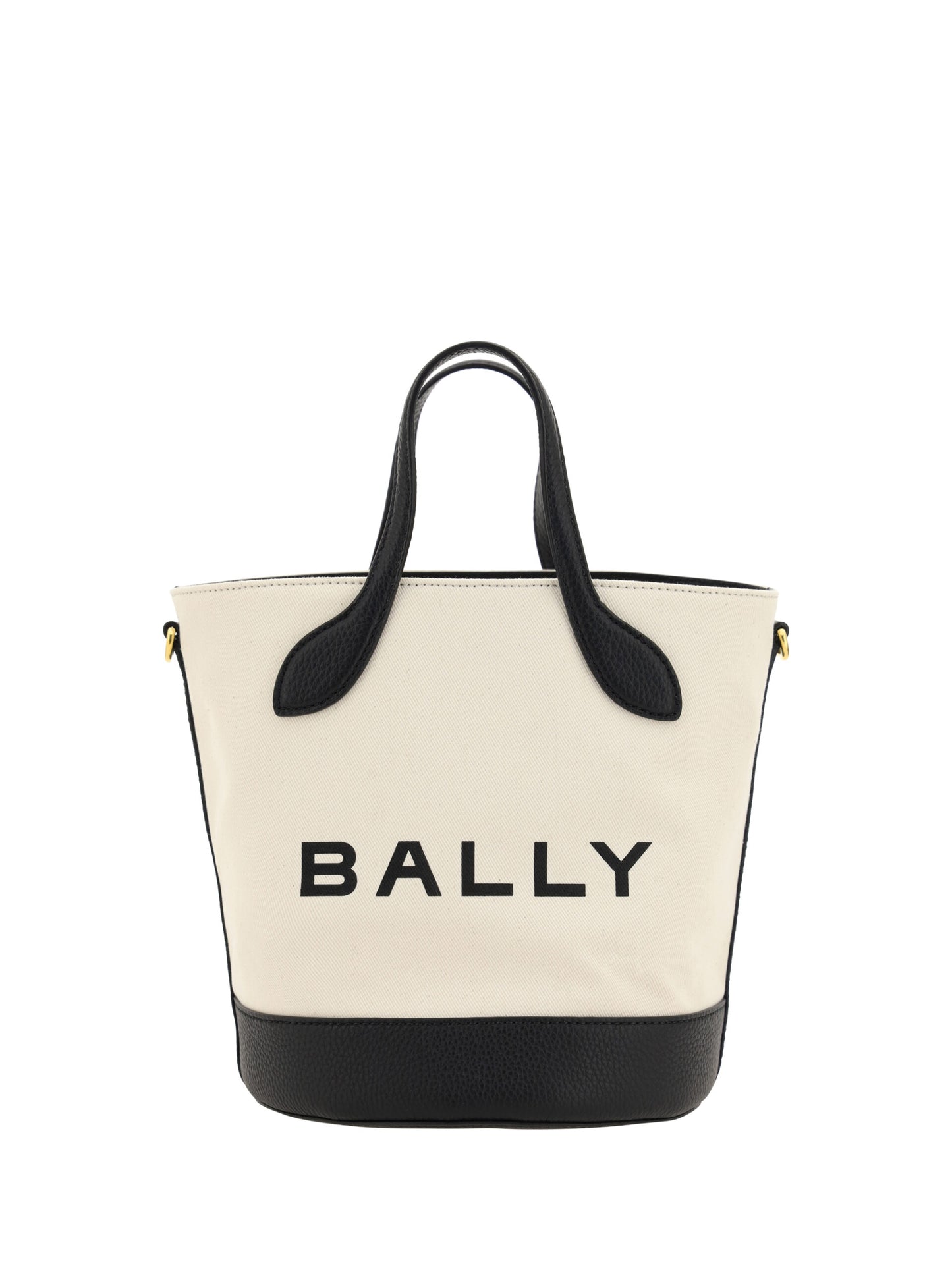 Елегантна чорно-біла сумка Bally з монограмою