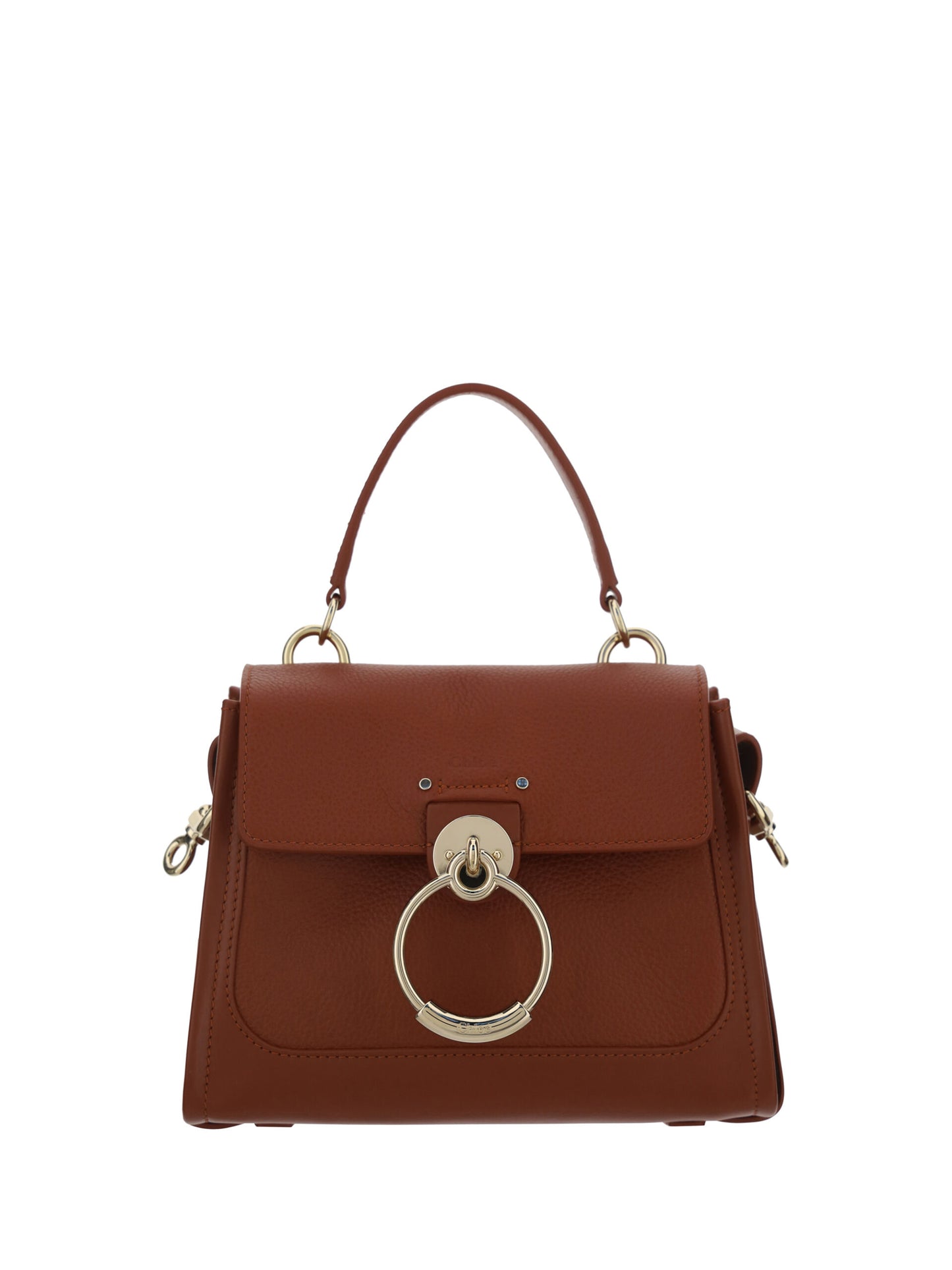 Елегантна сумочка Chloé з телячої шкіри кольору Sepia Brown